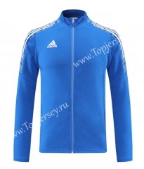 2021-2022 Camouflage Blue Thailand Soccer Jacket-LH