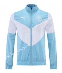 2021-2022 Manchester City Blue&White Coat-LH