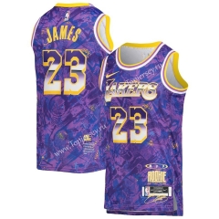 Los Angeles Lakers Purple #23 NBA Jersey-311