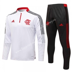 2021-2022 Flamengo White Thailand Soccer Tracksuit-815