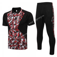 2021-2022 AC Milan Red&Black Thailand Polo Uniform-815
