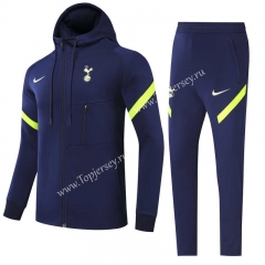2021-2022 Tottenham Hotspur Up-cyan Thailand Soccer Jacket Uniform-GDP