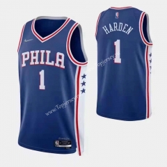 Philadelphia 76ers Blue #1 NBA Jersey-SN