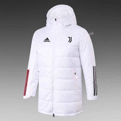 2021-2022 Juventus White Cotton Coat With Hat-DD1