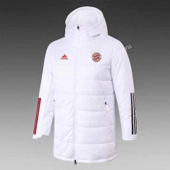 2021-2022 Bayern München White Cotton Coat With Hat-DD1