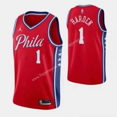Philadelphia 76ers Red #1 NBA Jersey-SN