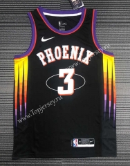 2022 City Edition Phoenix Suns Black #3 NBA Jersey-311