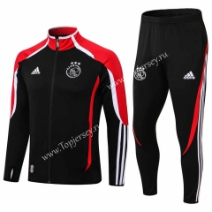 2021-2022 Ajax Black&Red Thailand Soccer Jacket Uniform-411