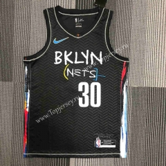 City Edition 2020-2021 Brooklyn Nets Black #30 NBA Jersey-311