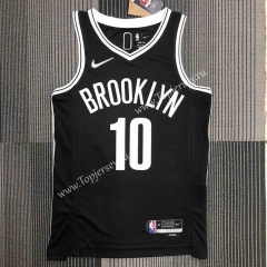 75th Anniversary Brooklyn Nets Black #10 NBA Jersey-311