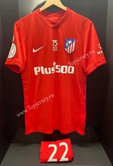 75 Commemorative Edition  Atletico Madrid Red Thailand Soccer Jersey AAA-403