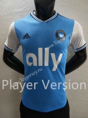 Player Version 2022-2023 Charlotte FC Home Blue Thailand Soccer Jersey AAA-9926