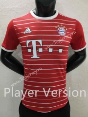 Player Version 2022-2023 Bayern München Home Red Thailand Soccer Jersey AAA