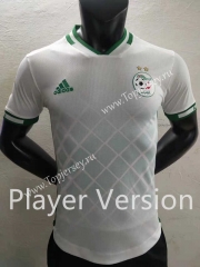 Player Version 2022-2023 Algeria White Thailand Soccer Jersey AAA