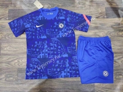 2022-2023 Chelsea Home Blue Soccer Uniform-709