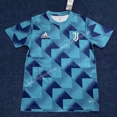 2022-2023 Juventus FC Blue Thailand Training Soccer Jersey AAA