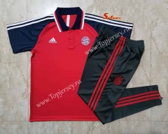 2021-2022 Bayern München Red Thailand Polo Uniform-815