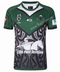 2022 All Stars Maori White&Green Thailand Rugby Shirt