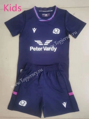 2022 Scotland Home Purple Kid/Youth Rugby Uniform