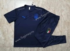 2021-2022 Italy Royal Blue Thailand Polo Uniform-815