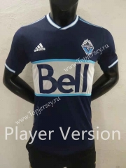 Player Version 2022-2023 Vancouver Whitecaps Away Blue&White Thailand Soccer Jersey AAA-9926