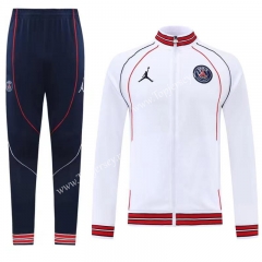 2021-2022 Jordan Paris SG White Thailand Soccer Jacket Unifrom-LH