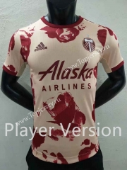 Player Version 2022-2023 Portland Timbers Away Red Thailand Soccer Jersey AAA-9926