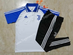 2021-2022 Juventus White Thailand Polo Uniform-815