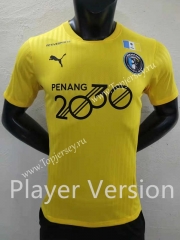 Player Version 2022-2023 Penang Away Yellow Thailand Soccer Jersey AAA-9926