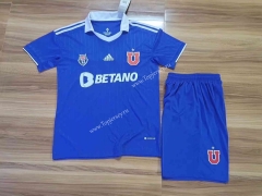 2022-2023 Universidad de Chile Home Blue Soccer Unifrom-8975