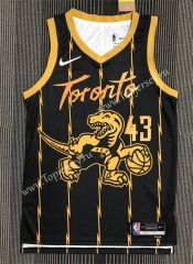 2022-2023 City Edition Toronto Raptors Black #43 NBA Jersey-311