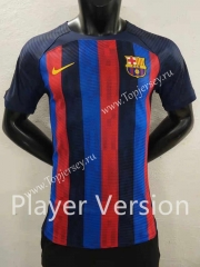 Player Version 2022-2023 Barcelona Home Red&Blue Thailand Soccer Jersey AAA-6724