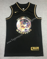 Diamond Edition Warriors Black&Gold #30 NBA Jersey