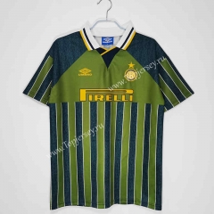 Retro version 95-96 Inter Milan Away Green Thailand Soccer Jersey AAA-C1046