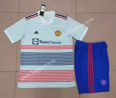 2022-2023 Manchester United Away White Soccer Uniform-718