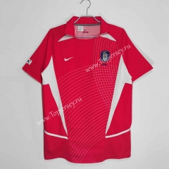 Retro Version 2002-2003 Korea Republic Home Red Thailand Soccer Jersey AAA-C1046