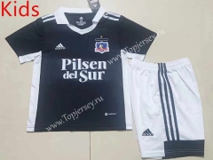 2022-2023 Colo-Colo Away Black Kid/Youth Soccer Uniform-507