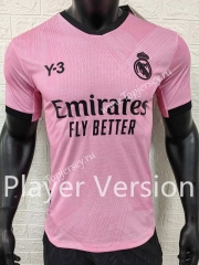 Player Version 2022-2023 Real Madrid Pink Thailand Soccer Jersey AAA-9380