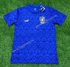 2022-2023 FIGC Winner Pack Italy Blue Thailand Soccer Jersey AAA-305