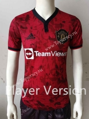 Player Version 2022-2023 Manchester United Red Thailand Soccer Jersey AAA-807