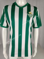 Retro Version 76-77 Real Betis White&Green Thailand Soccer Jersey-503