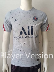 Player Version 2022-2023 PSG Gray Thailand Training Soccer Jersey AAA-807