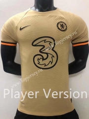 Player Version 2022-2023 Chelsea Away Yellow Thailand Soccer Jersey AAA-2016