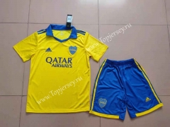 2022-2023 Boca Juniors 2nd Away Yellow Soccer Uniform-718