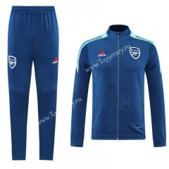 2022-2023 Arsenal Royal Blue Thailand Soccer Jacket Uniform-LH