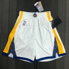 75th Anniversary Golden State Warriors White NBA Shorts-311