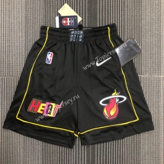 2022-2023 City Edition Miami Heat Black NBA Shorts-311