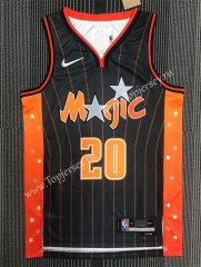 2022-2023 City Edition Orlando Magic Black #20 NBA Jersey-311