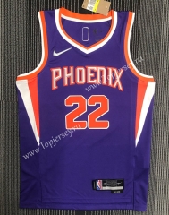 75th Anniversary Phoenix Suns Purple #22 NBA Jersey-311
