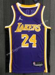 75th Anniversary Jordan Limited Edition Los Angeles Lakers Purple #24 NBA Jersey-311